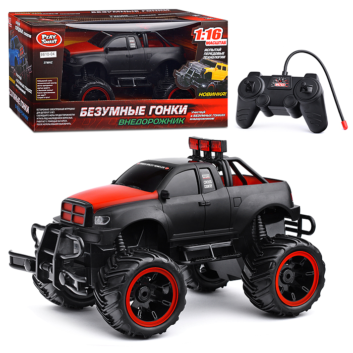 Машина 9810-03/04 "Внедорожник. Не легкий путь" р/у, в коробке