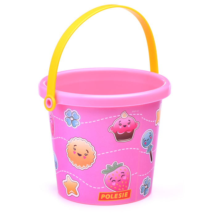 Фото к товару Набор №219: ведро малое с наклейкой, совок №2, грабельки №2 Набор №219: ведро малое с наклейкой, совок №2, грабельки №2