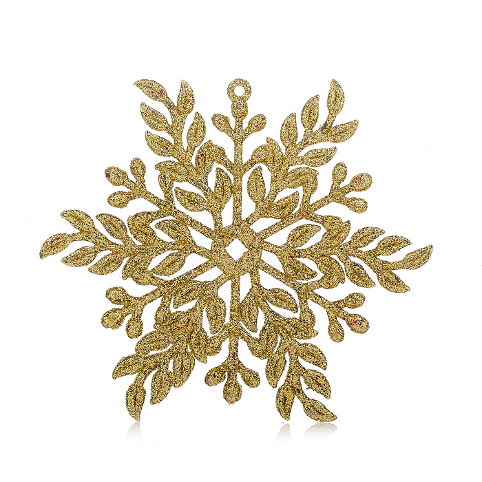 Новогоднее украшение S1034 "Снежинки" в пакете