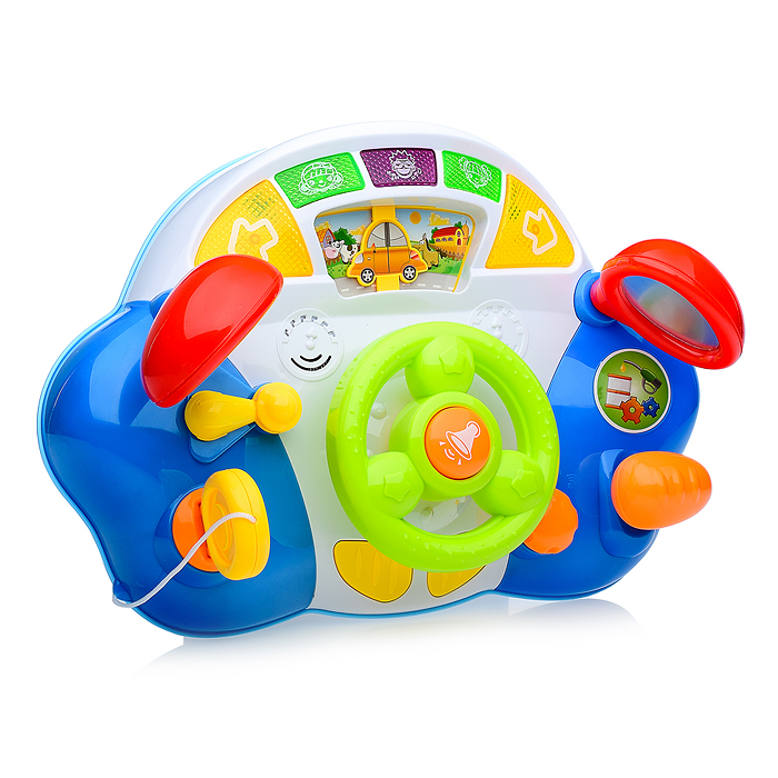 Фото к товару Руль музыкальный UT0006 "Юный водитель", световые и звуковые эффекты Руль музыкальный UT0006 "Юный водитель", световые и звуковые эффекты