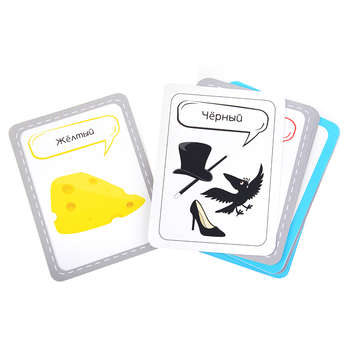 Развивающие карточки: Учим цвета и формы 