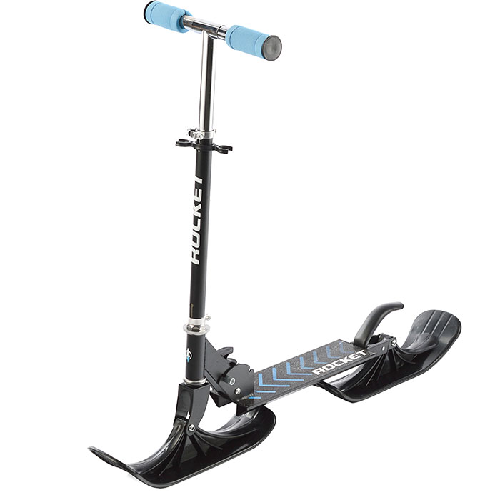 Самокат-снегокат R0006 в коробке (синий)