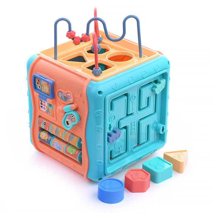 Фото к товару Развивающий куб 668-137 "Бизикуб" в коробке Развивающий куб 668-137 "Бизикуб" в коробке