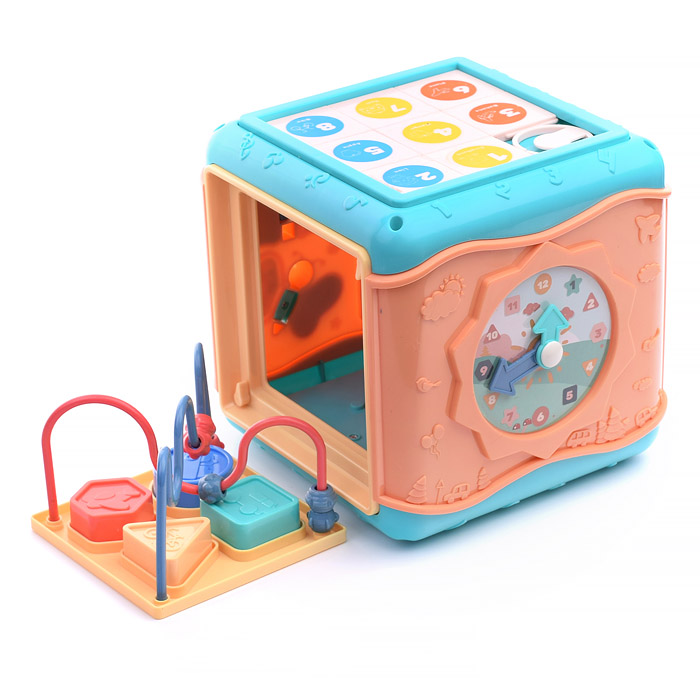 Фото к товару Развивающий куб 668-137 "Бизикуб" в коробке Развивающий куб 668-137 "Бизикуб" в коробке