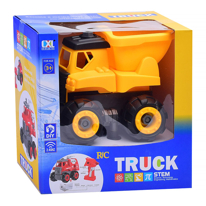 Конструктор CXL700-1B "Машина" с отверткой, в коробке