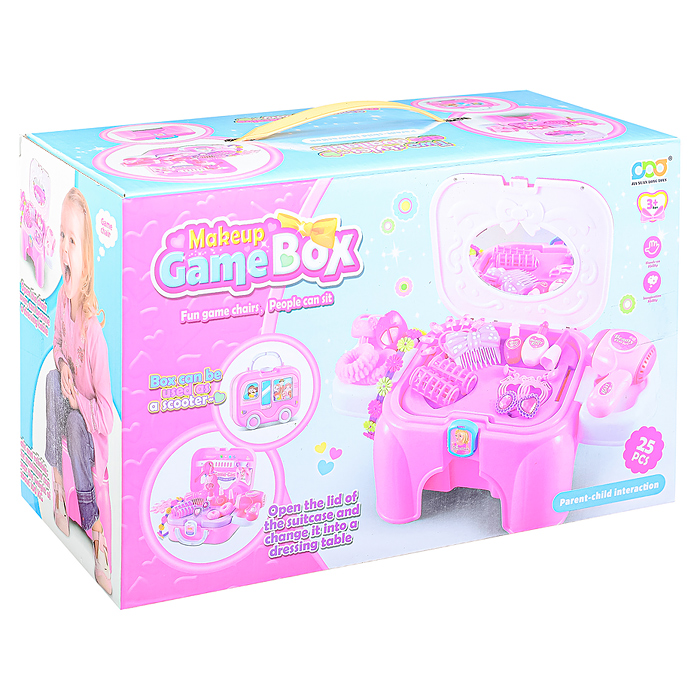 Фото к товару Игровой набор 666-1196 "Стилист" в коробке Игровой набор 666-1196 "Стилист" в коробке