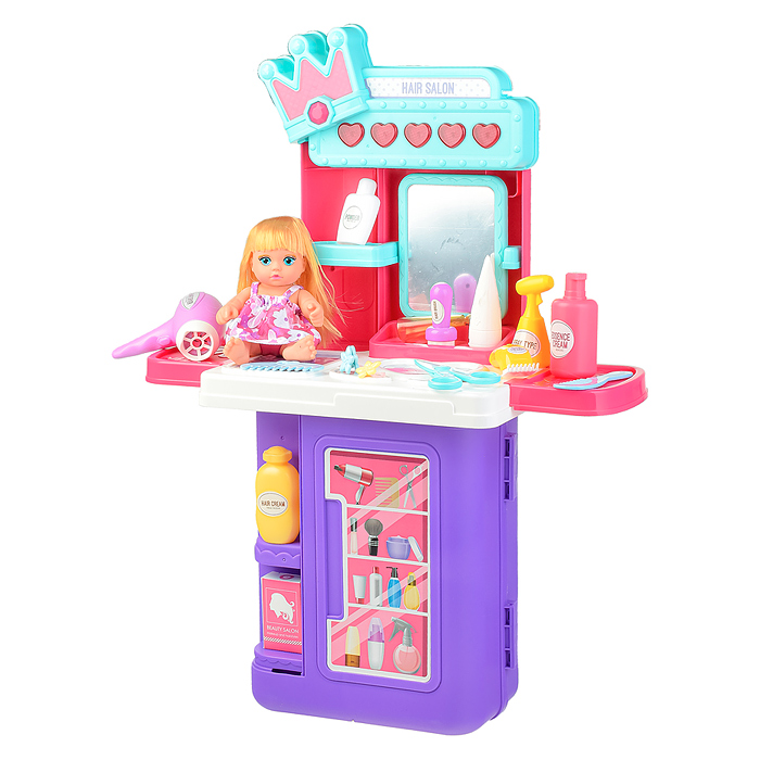 Фото к товару Игровой набор 8257 "Стилист" в коробке Игровой набор 8257 "Стилист" в коробке