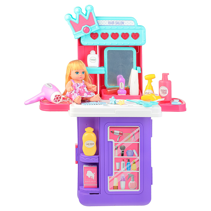 Фото к товару Игровой набор 8257 "Стилист" в коробке Игровой набор 8257 "Стилист" в коробке