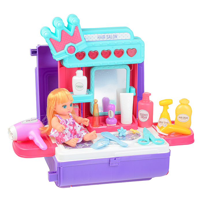 Фото к товару Игровой набор 8257 "Стилист" в коробке Игровой набор 8257 "Стилист" в коробке