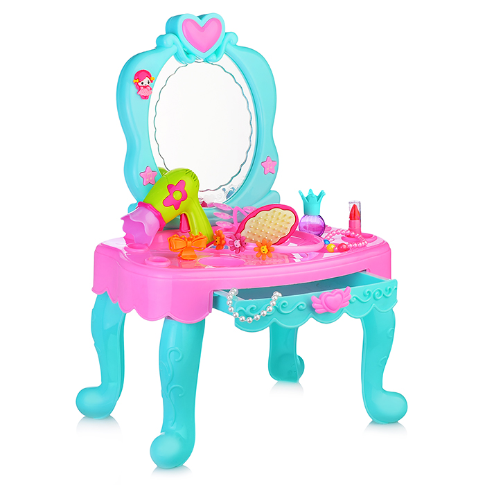 Игровой набор "Стилист" (столик) 8001C-2, свет/звук,  в коробке