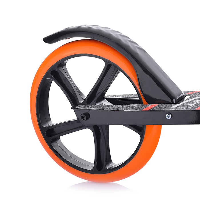 Фото к товару Самокат 2-х колесный ROCKET,колеса PU/ 200 мм, ABEC 7, оранжевый Самокат 2-х колесный ROCKET,колеса PU/ 200 мм, ABEC 7, оранжевый