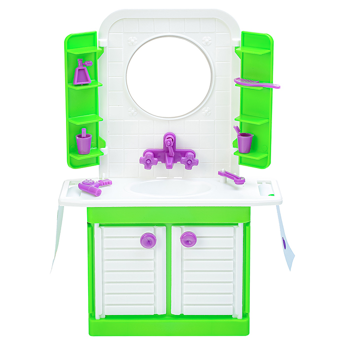 Фото к товару Ванная комната "Конфетти". Зеленая Ванная комната "Конфетти". Зеленая