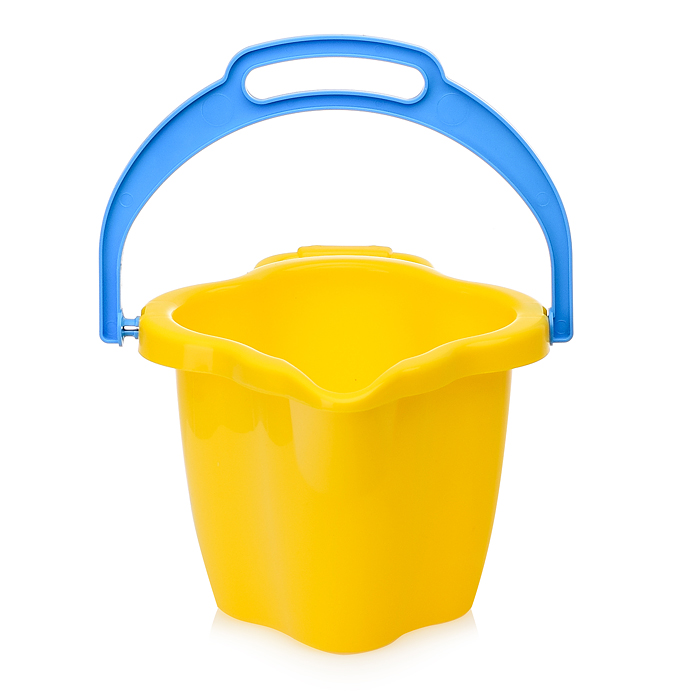 Ведро-кувшин среднее 1.1л (трёх цветов в упаковке)