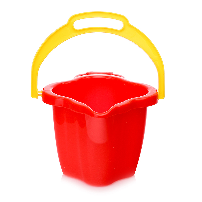 Ведро-кувшин среднее 1.1л (трёх цветов в упаковке)