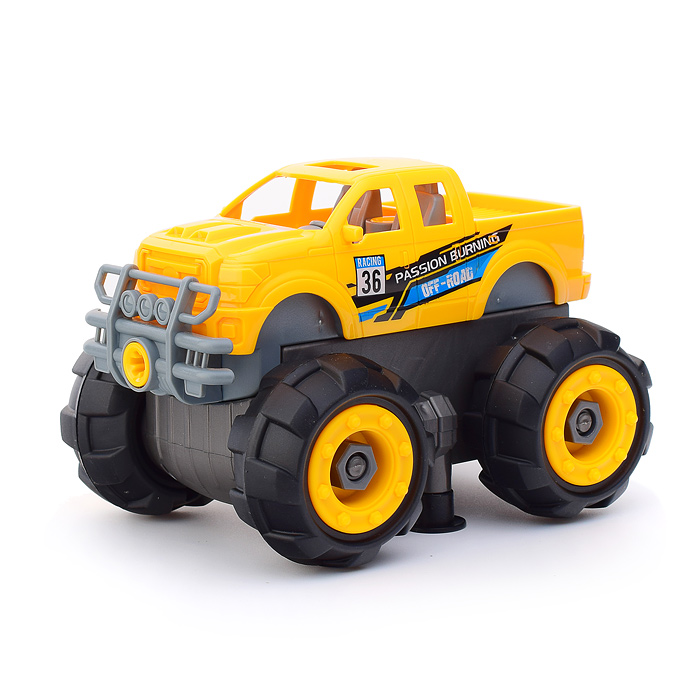 Конструктор CXL700-16B "Машина" с отверткой, в коробке