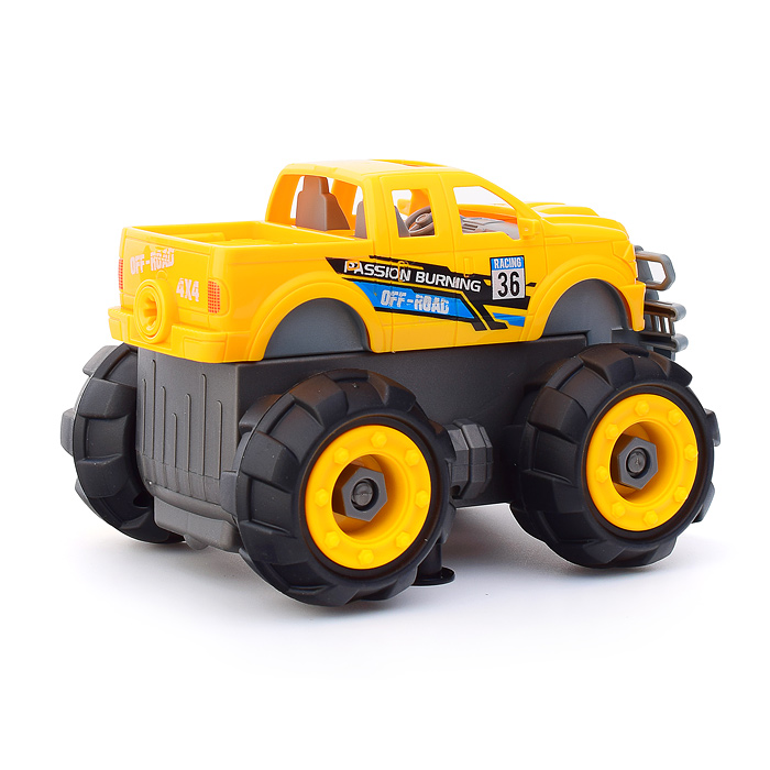 Конструктор CXL700-16B "Машина" с отверткой, в коробке