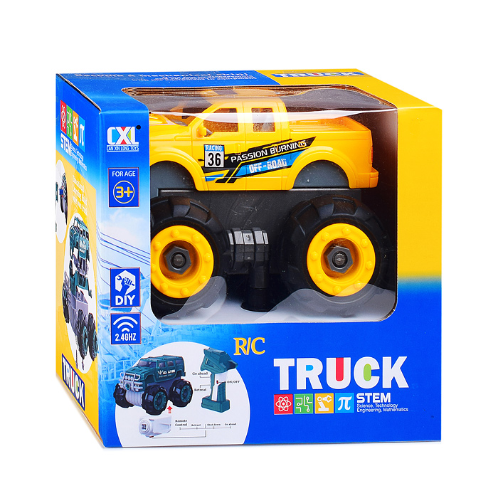 Конструктор CXL700-16B "Машина" с отверткой, в коробке