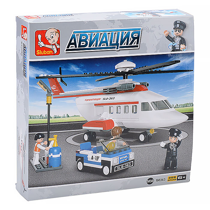 Конструктор М38-В0363 "Вертолет" (259 дет.)