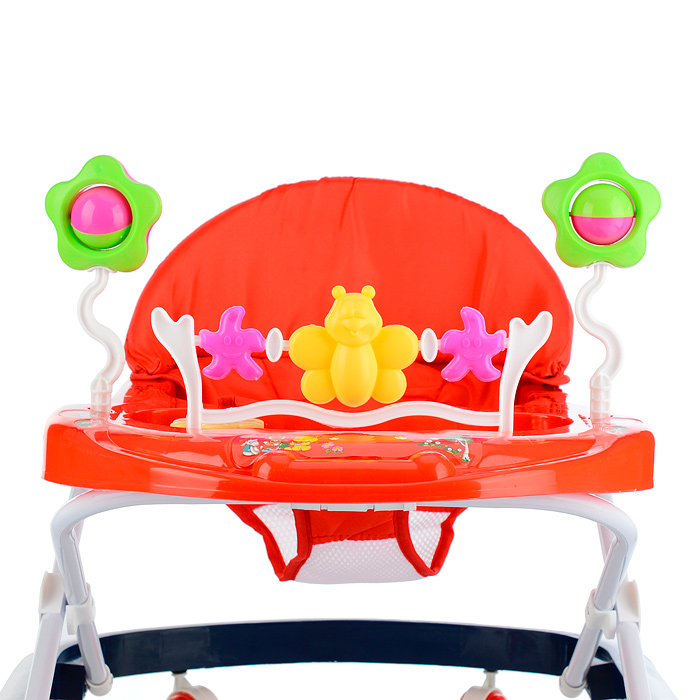 Фото к товару Ходунки 902-B-6 "Бабочка с цветочками" (синий-оранжевый) в пакете Ходунки 902-B-6 "Бабочка с цветочками" (синий-оранжевый) в пакете