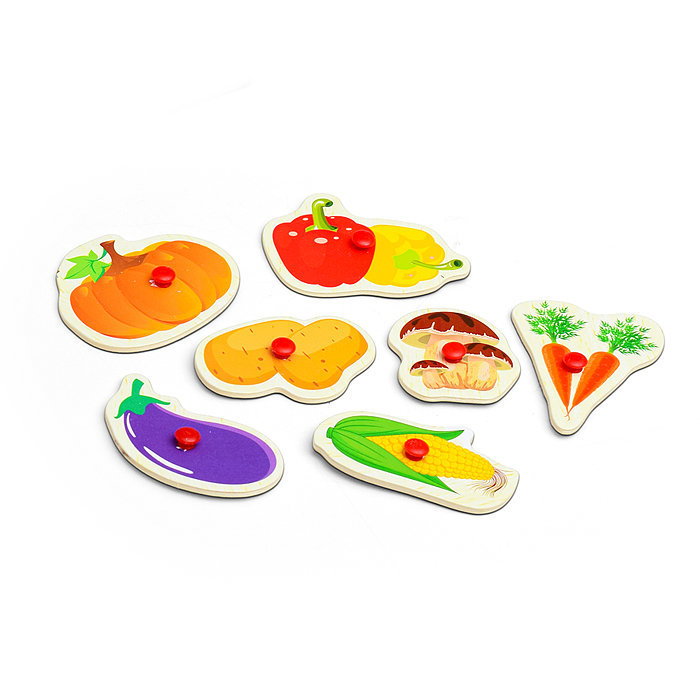 Фото к товару Пазл-вкладыш D0463 "Овощи" Пазл-вкладыш D0463 "Овощи"