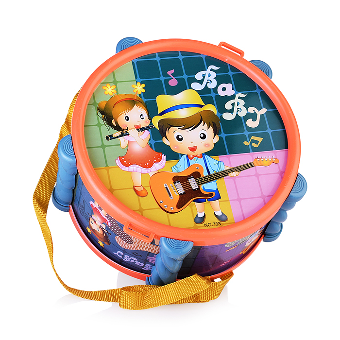 Фото к товару Музыкальный инструмент 733A-137 "Барабан" в пакете Музыкальный инструмент 733A-137 "Барабан" в пакете