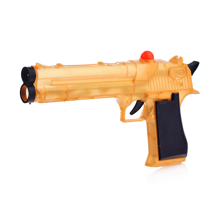 Пистолет K55-1A с мягкими полимерными пулями, шариками и мишенью, в пакете