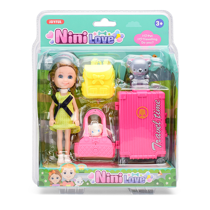 Фото к товару Кукла 53843 с аксессуарами, на листе Кукла 53843 с аксессуарами, на листе