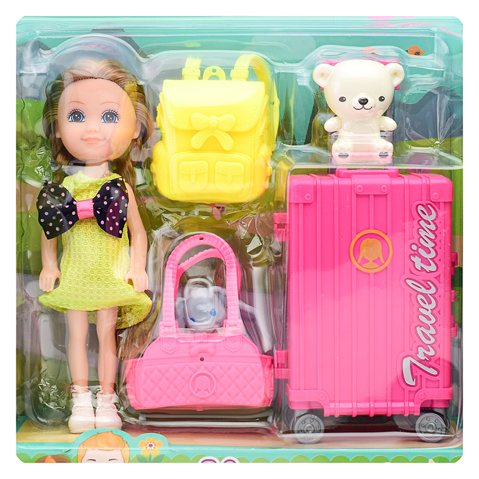 Фото к товару Кукла 53843 с аксессуарами, на листе Кукла 53843 с аксессуарами, на листе