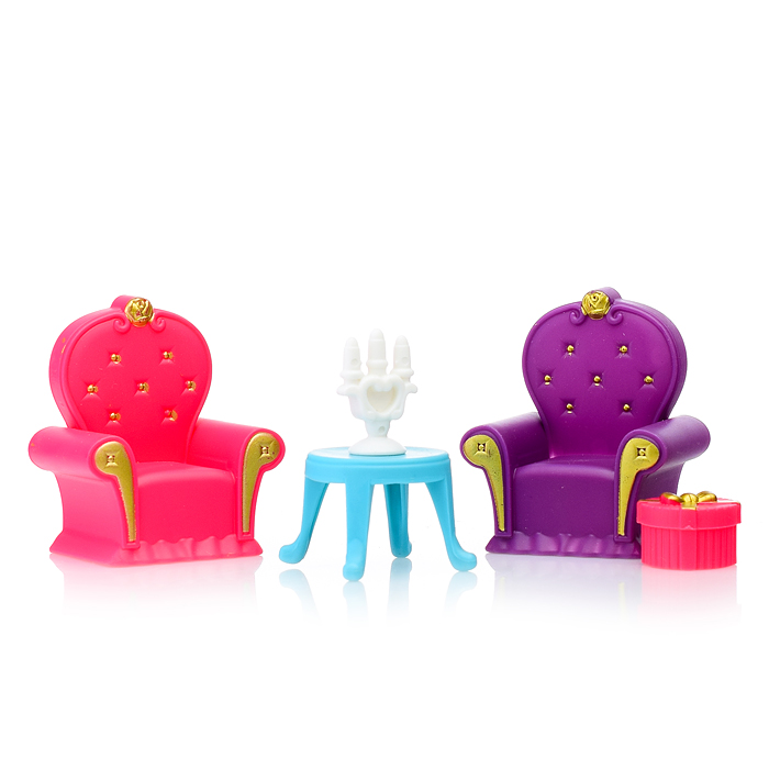 Набор KDL-18 "Замок" с мебелью и с каретой, в коробке