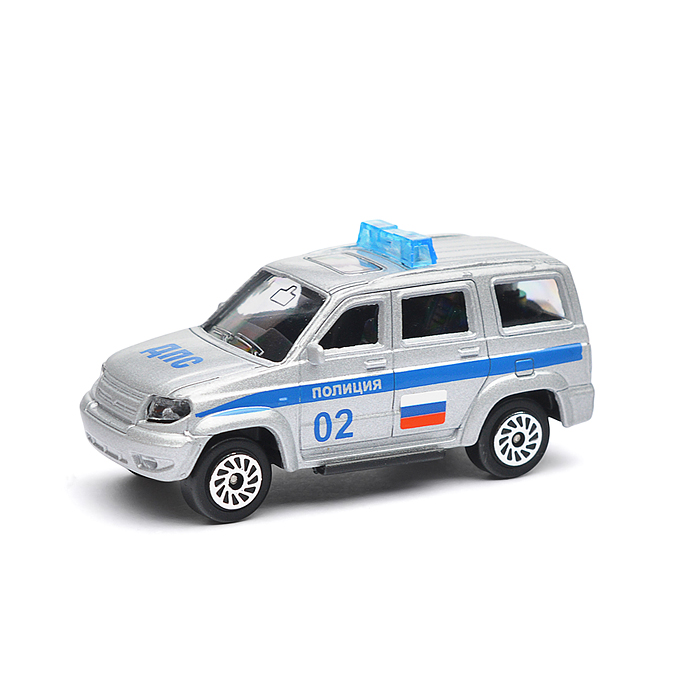 Набор из 2-х машин металл. Газель Эвакуатор 12,5см+ УАЗ Патриот 7,5см 