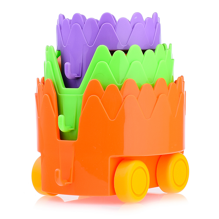 Фото к товару Набор игрушек на колёсах "Ёжики" Набор игрушек на колёсах "Ёжики"