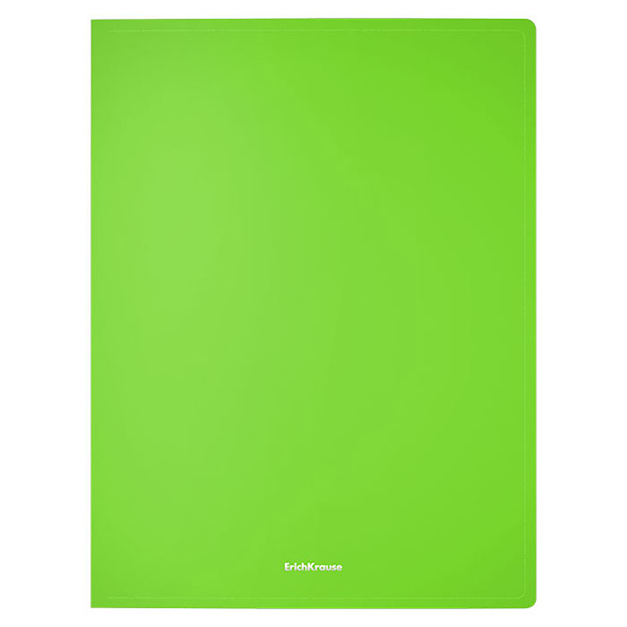 Папка-скоросшиватель пластиковая с пружинным механизмом Matt Neon, A4, ассорти 