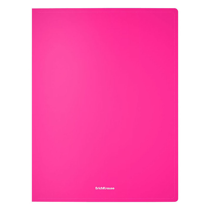 Папка-скоросшиватель пластиковая с пружинным механизмом Matt Neon, A4, ассорти 