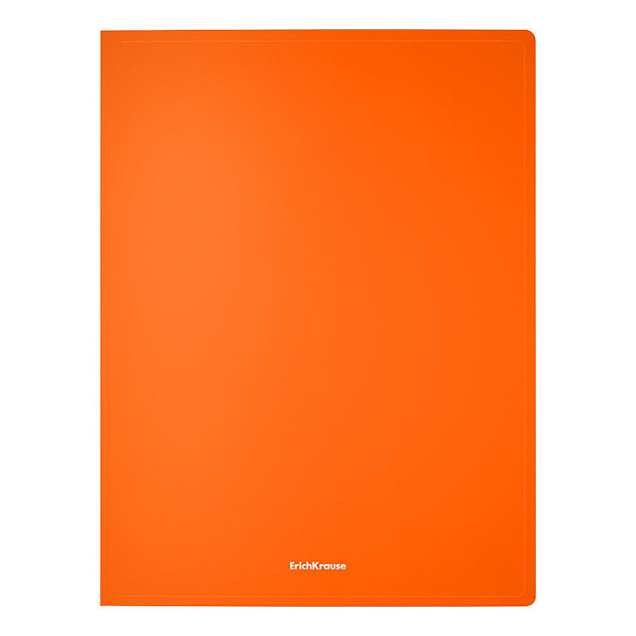 Папка-скоросшиватель пластиковая с пружинным механизмом Matt Neon, A4, ассорти 