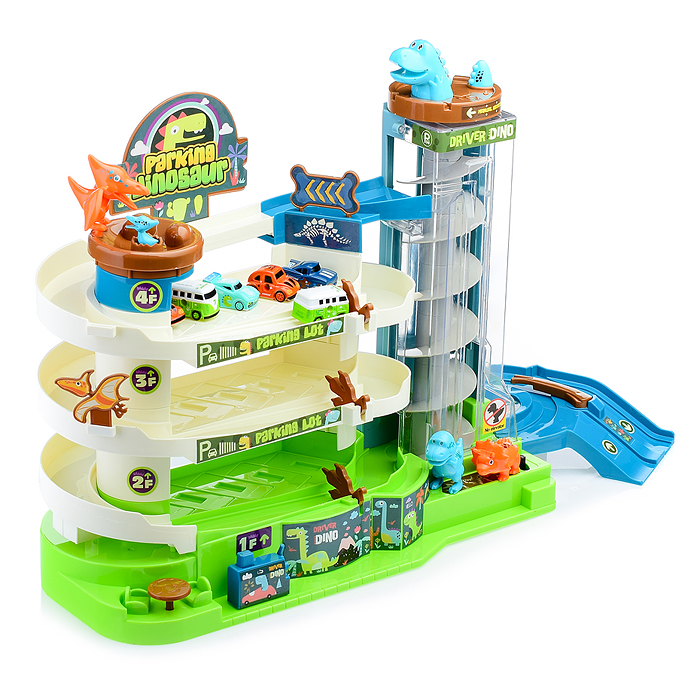 Парковка T103-66A "Дино-комплекс" в коробке