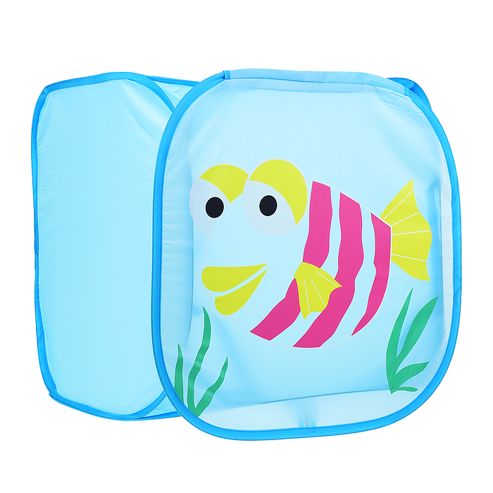 Контейнер для игрушек 00-0083 "Рыбка" 45*45*45см.