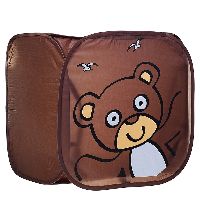 Корзина для игрушек 00-0089 "Мишутка" 45*45*45см.