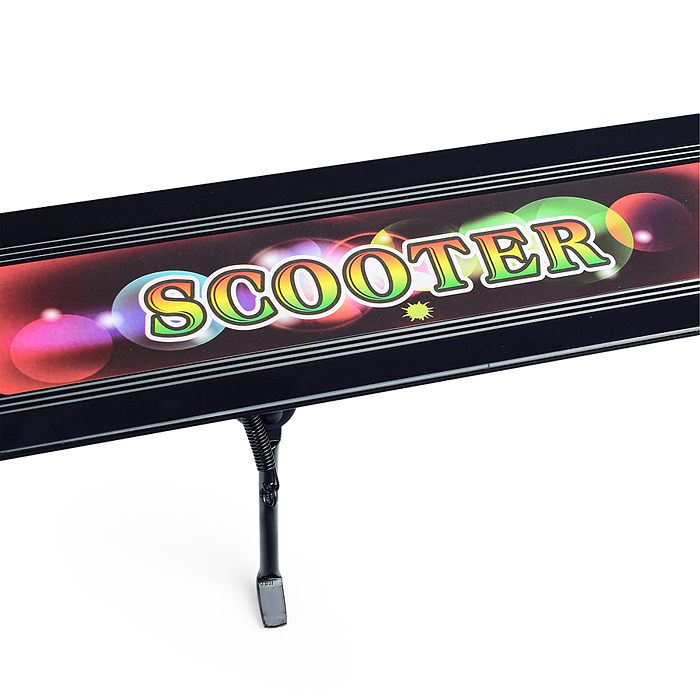 Самокат U038170Y 2-х кол., черный, PU/ 200 мм, ABEC 7, в коробке