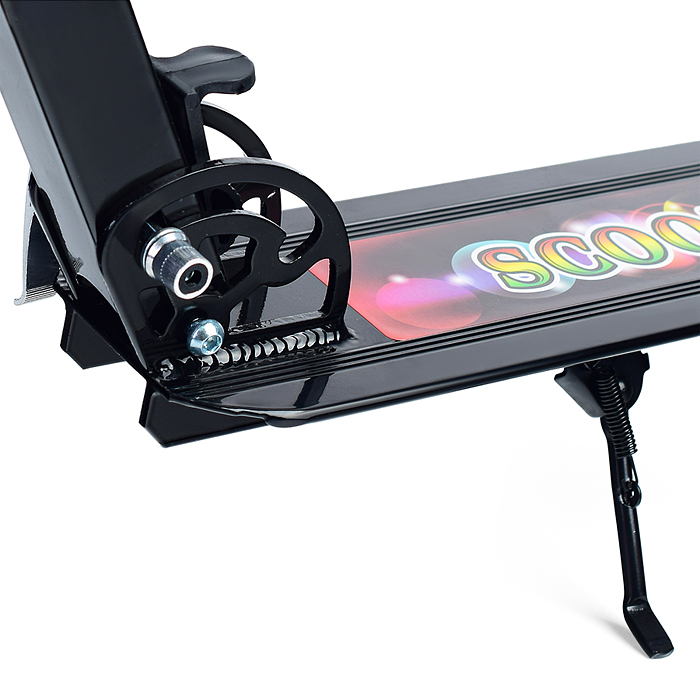 Самокат U038170Y 2-х кол., черный, PU/ 200 мм, ABEC 7, в коробке