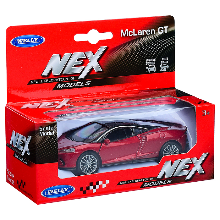 Машинка 1:38 McLaren GT, пруж. мех., цв. в асс. 