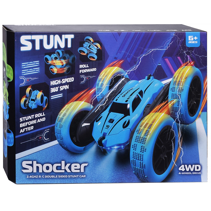 Машина JD155-2A "Stunt shocker" р/у, 27MHz, в коробке