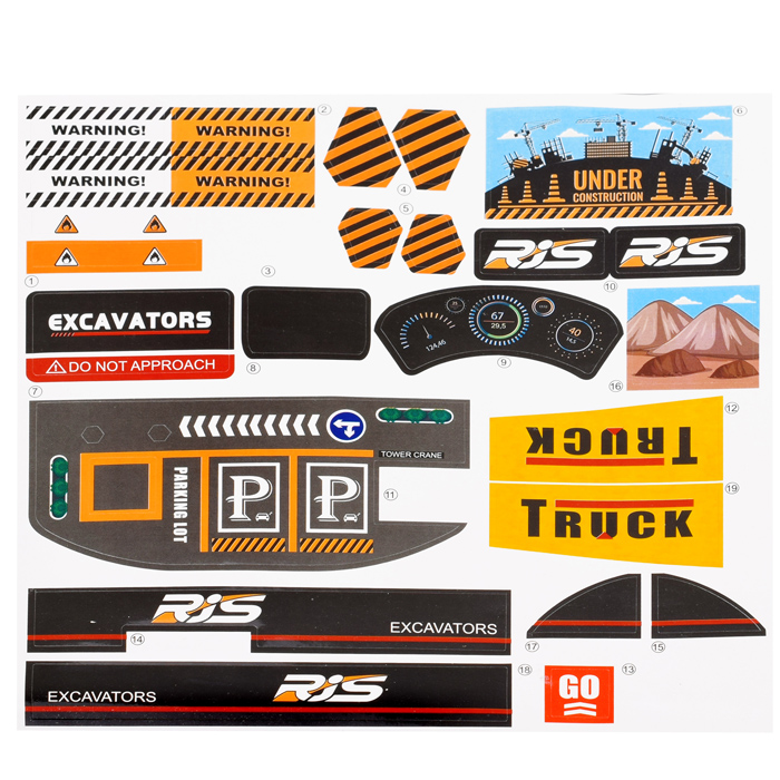 Фото к товару Парковка строительная XZ-696 в коробке Парковка строительная XZ-696 в коробке