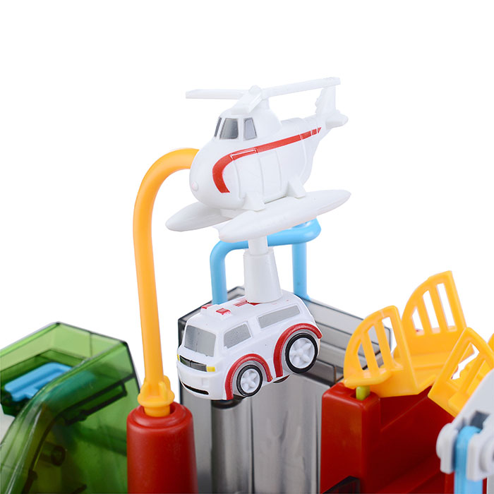 Автотрек T701A на батарейках, в коробке