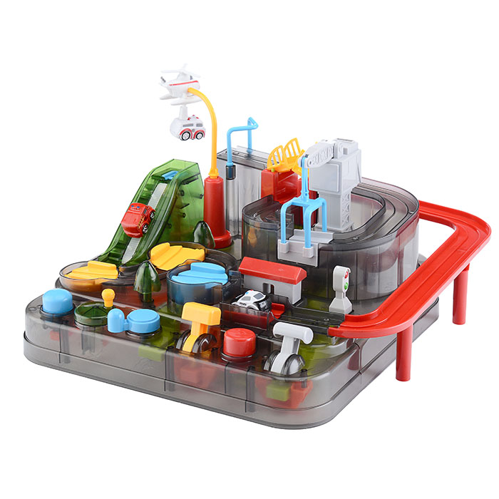 Автотрек T701A на батарейках, в коробке