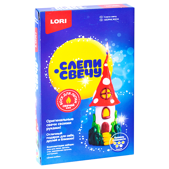 Слепи свечу "Домик-грибок" Слепи свечу "Домик-грибок"