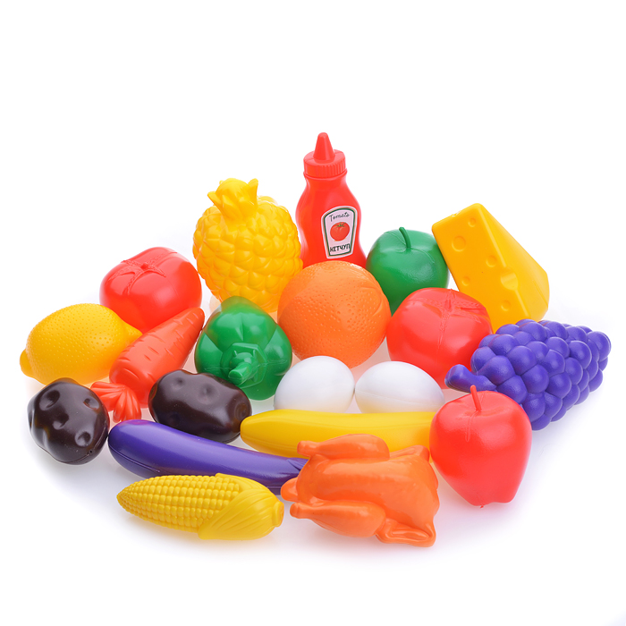 Набор продуктов 20 шт., в сетке, 20х18х20см.