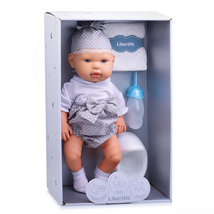Пупс SR098 с аксессуарами, в коробке