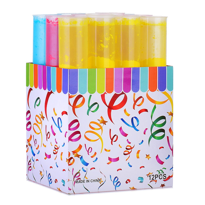 Хлопушка пневматическая S1728 "Порошковая" 30см, в ассортименте