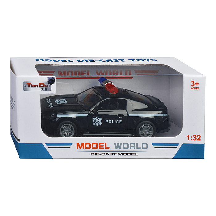 Машина F1116-3M "Полиция" купе, метал., в коробке