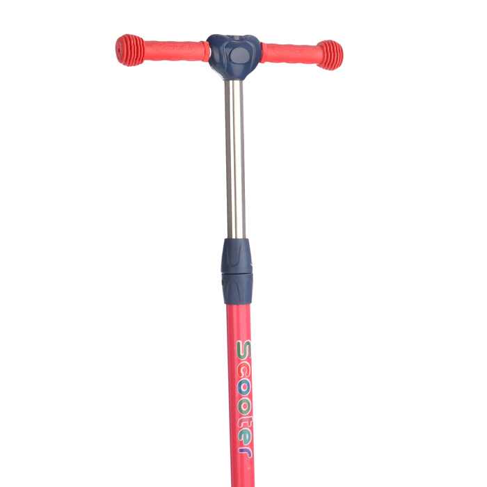 Самокат U038242Y 3-х кол., красный, светящиеся колёса, PU, ABEC 7, в коробке